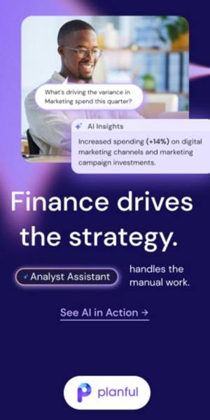 Planful Google ad: 