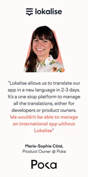 Lokalise Google ad: 