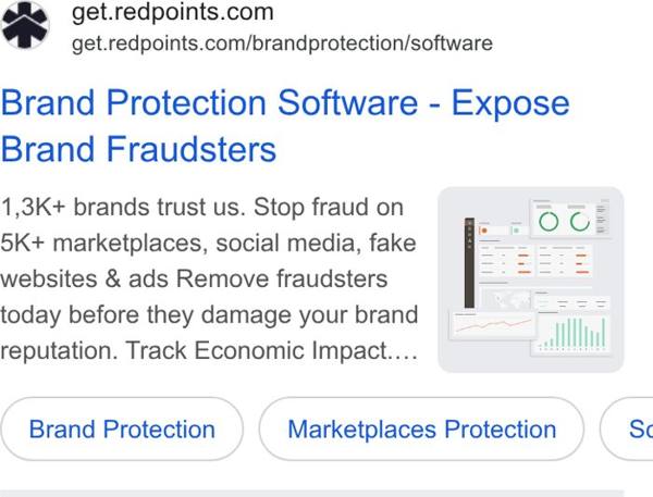Red Points Google ad: 