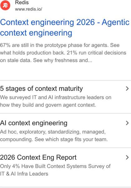 Redis Google ad: 