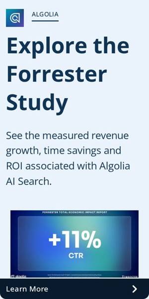 Algolia Google ad: 