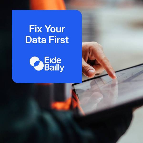 Eide Bailly LinkedIn ad: AI is raising the bar in construction. This guide maps real use cases across data strategy, governance, and AI maturity.