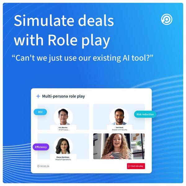 Highspot LinkedIn ad: Not a generic buyer. Not a generic pitch. Your deal, rehearsed.