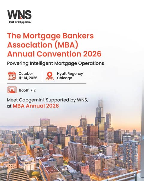 WNS LinkedIn ad: What if mortgage operations could do more than keep pace?