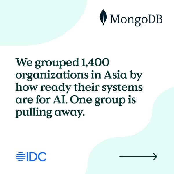MongoDB LinkedIn ad: 