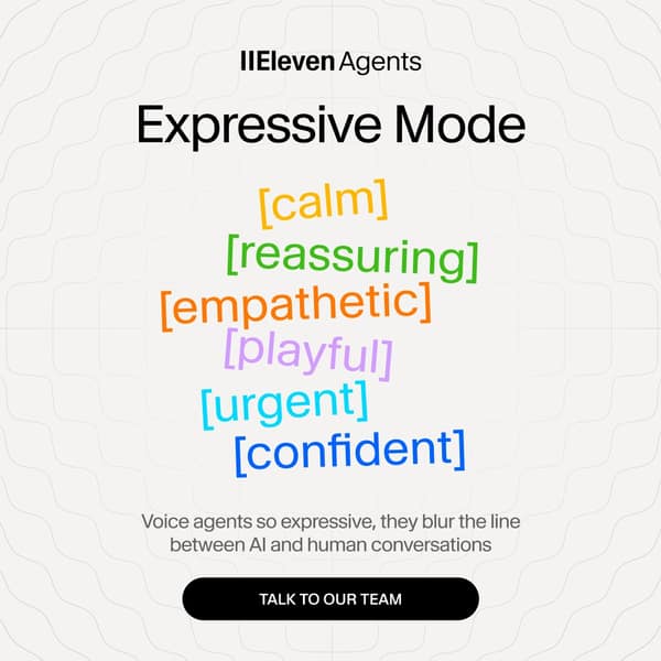 ElevenLabs LinkedIn ad: 