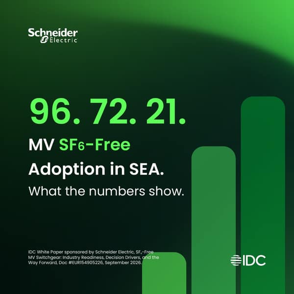Schneider Electric LinkedIn ad: See how SEA organizations are preparing for an SF₆-free future.