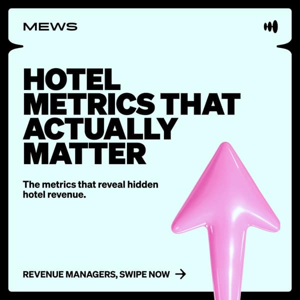 Mews LinkedIn ad: Traditional measures like ADR and RevPAR only tell half the story.
