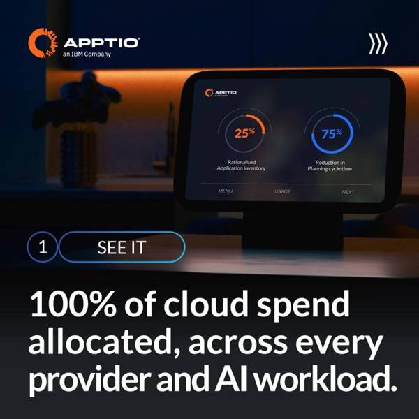 Apptio LinkedIn ad: 