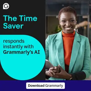 Grammarly Meta ad: Be a Better Writer, Starting Today