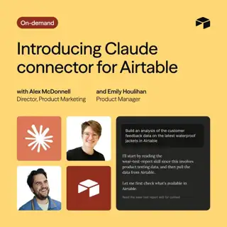 Airtable Meta ad: Introducing Claude connector for Airtable