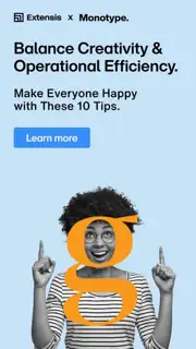 Monotype Meta ad: Master Your Creative Workflow Today