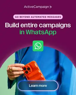 ActiveCampaign Meta ad: One platform for all your customer conversations