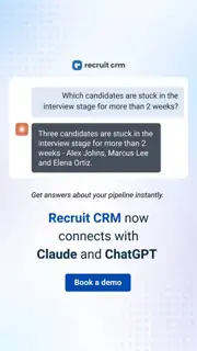 Recruit CRM Meta ad: Book a demo with Recruit CRM
