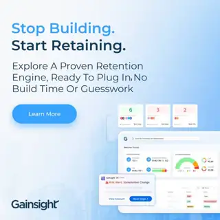 Gainsight Meta ad: Your retention engine. Running in weeks, not months.