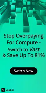 Vast.ai Meta ad: Flexible (several images)