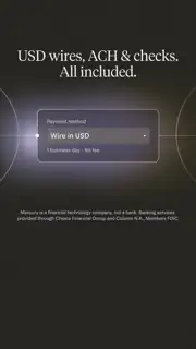 Mercury Meta ad: Send USD wires without added fees