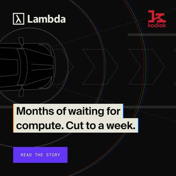 Lambda Meta ad: How Kodiak doubled training performance