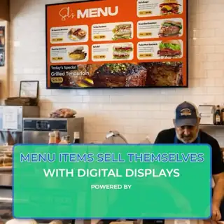 OptiSigns Meta ad: Make Your Menu Items Sell Themselves