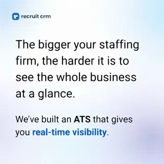 Recruit CRM Meta ad: Book a demo with Recruit CRM