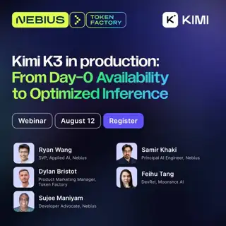 Nebius Meta ad: Meet the engineers behind Kimi K3, live