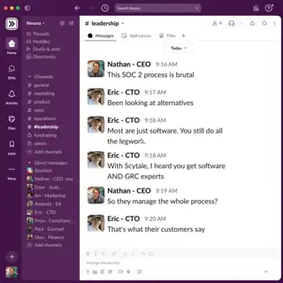Scytale Meta ad: Stop losing deals because of compliance. Scytale's experts handle SOC 2 from A to Z, while you stay focused on closing. No guesswork, no 6-month detours.
