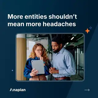 Anaplan Meta ad: Anaplan
