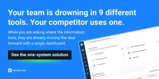 Recruit CRM Meta ad: 