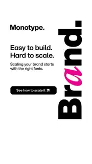 Monotype Meta ad: Your brand looked great at launch. Keeping it consistent as you grow is harder, and it starts with the right fonts. See how to scale yours.