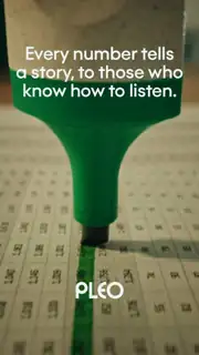 Pleo Meta ad: The story is in the numbers.