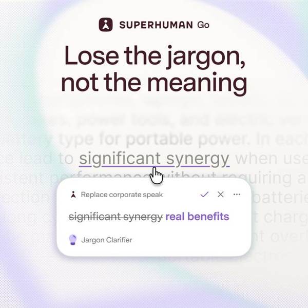 Superhuman Meta ad: Every message, ready