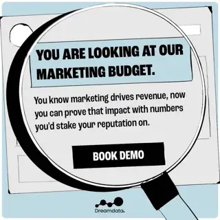Dreamdata Meta ad: See what Dreamdata can do 👀