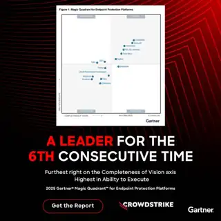 CrowdStrike Meta ad: CrowdStrike named a Leader in EPP