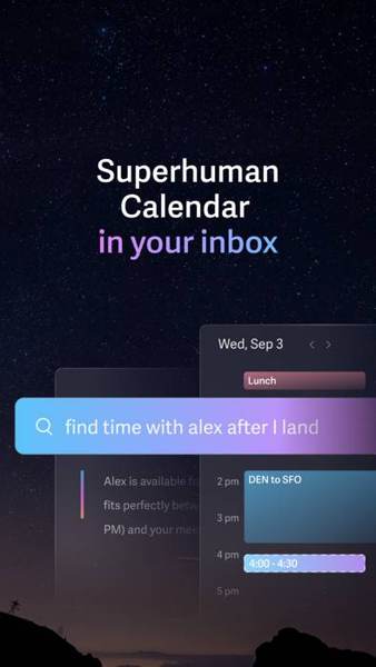 Superhuman Meta ad: Superhuman Calendar