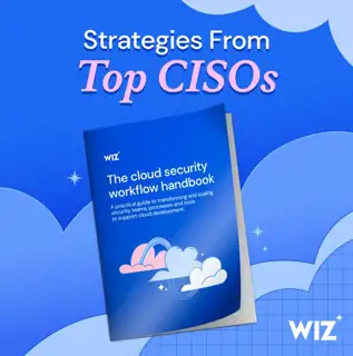 Wiz Meta ad: The Cloud Security Workflow Handbook: Free PDF