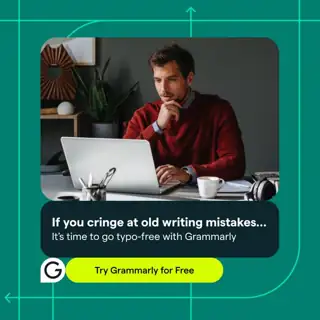 Grammarly Meta ad: Flexible (several images)