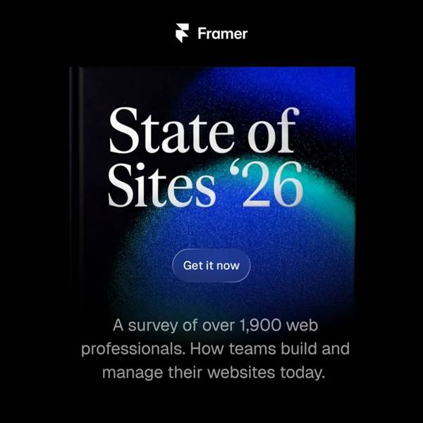 Framer Meta ad: State of Sites 2026