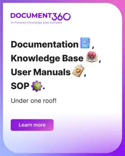 Document360 Meta ad: Simplify your Knowledge Base Management
