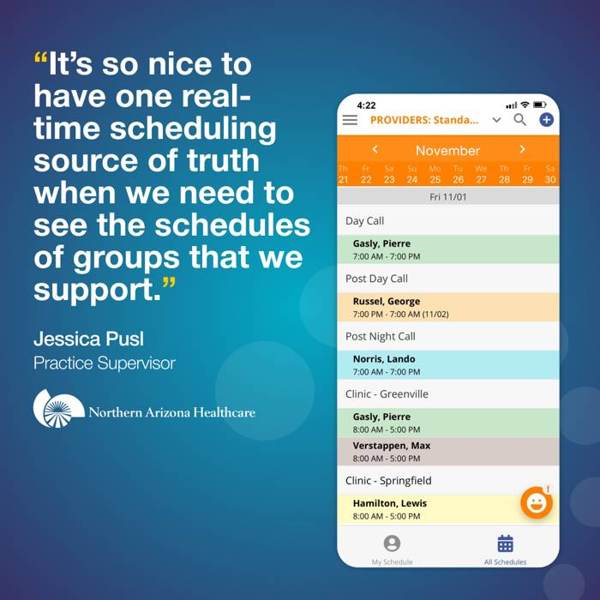 PerfectServe Meta ad: See why hospitals choose PerfectServe's Lightning Bolt Scheduling