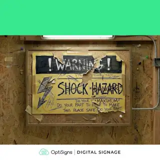 OptiSigns Meta ad: Digital Signage Built for Manufacturing