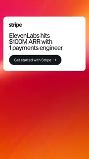 Stripe Meta ad: Get started with Stripe