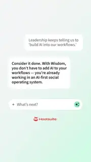 Hootsuite Meta ad: