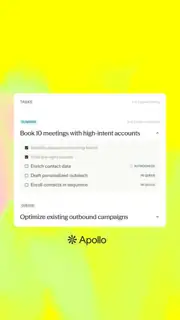 Apollo.io Meta ad: Book a demo to discover why 4M+ teams use Apollo.