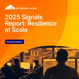 Cloudflare Meta ad: The 2025 Cloudflare Signals Report: Resilience at Scale is here