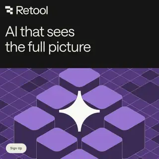 Retool Meta ad: Your AI needs unified data.