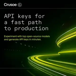 Crusoe Meta ad: API Keys in Minutes on Crusoe Cloud