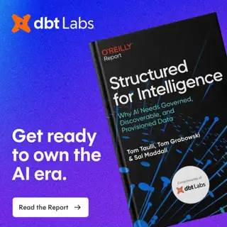 dbt Labs Meta ad: Your AI Data Foundation Starts Here
