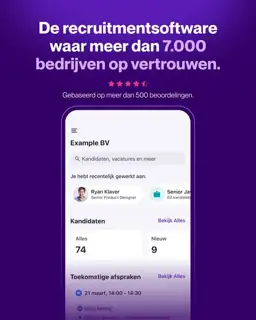 Recruitee Meta ad: Flexible (several images)