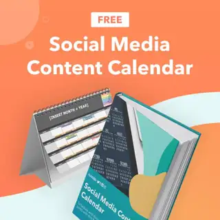 HubSpot Meta ad: Social Media Content Calendar