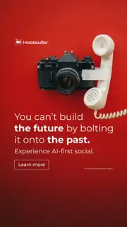 Hootsuite Meta ad: Flexible (several images)